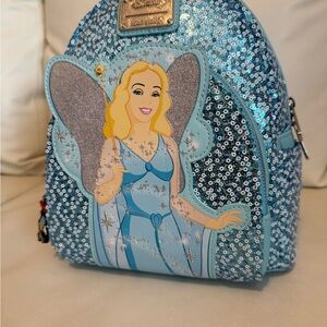 Disney Glittering Blue Fairy Backpack